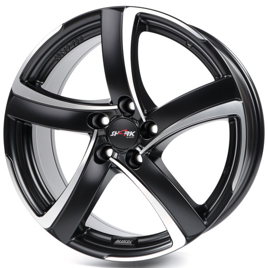 Alutec Shark 7,0x16 5/114,3 ET38 d-70,1 Racing Black Front Polished (SH70638B83-5) ~ MP