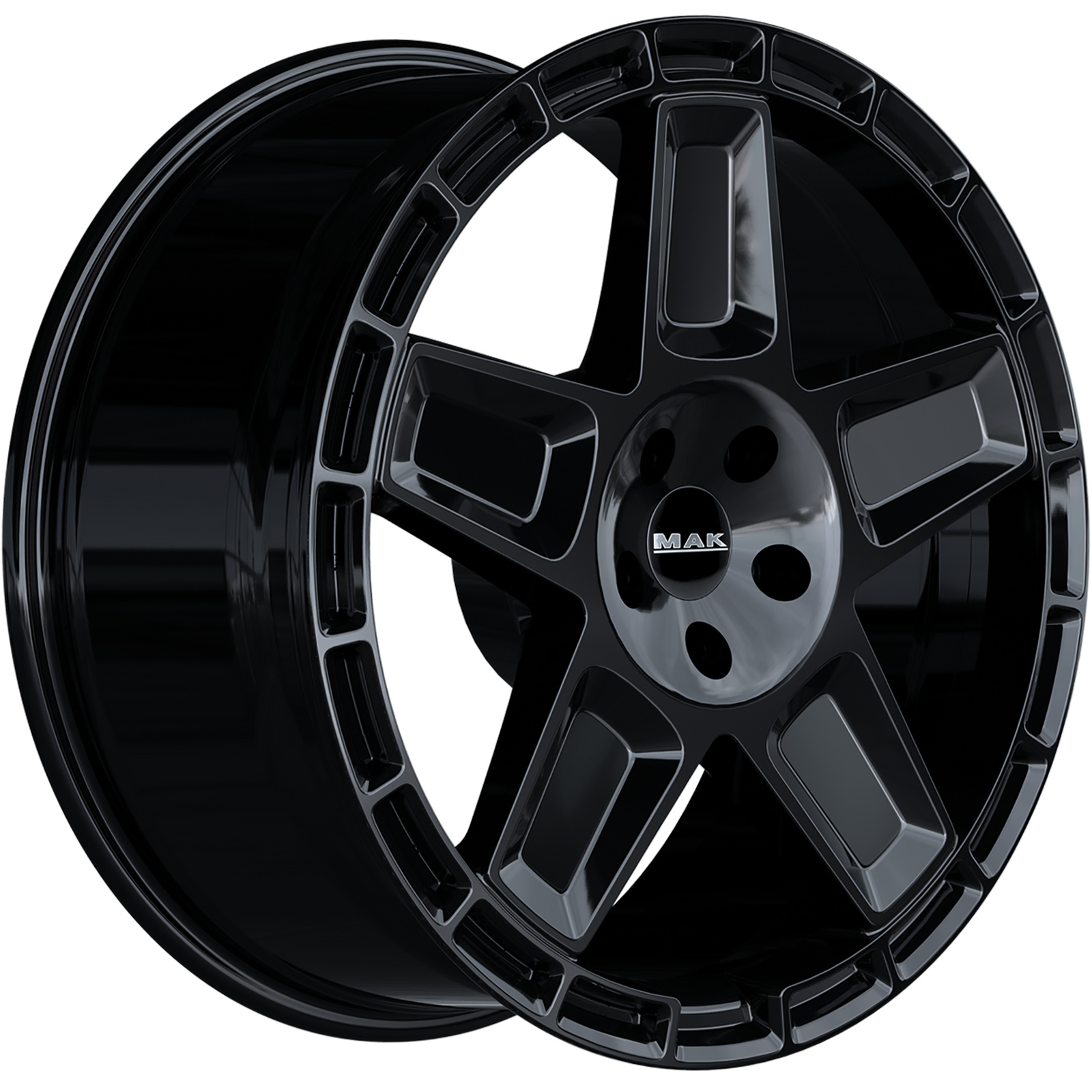 MAK 9x20/5x130 ET25 D84,1 Trek Gloss Black