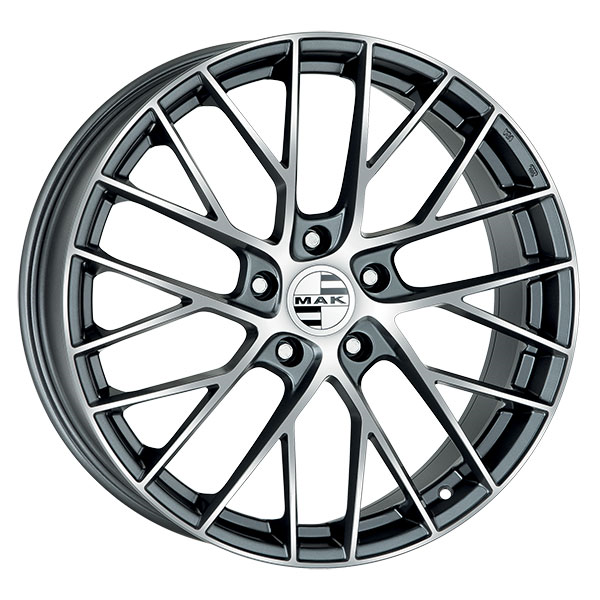 MAK Monaco 8,5x19 5/130 ET55 d-71,6 Gun Met-Mirror Face (F8590MFQM55KY5)
