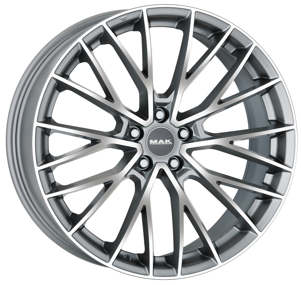 MAK Speciale 9,0x21 5/112 ET25 d-66,45 Graphite Mirror Face (F9021ECHM25WSX)