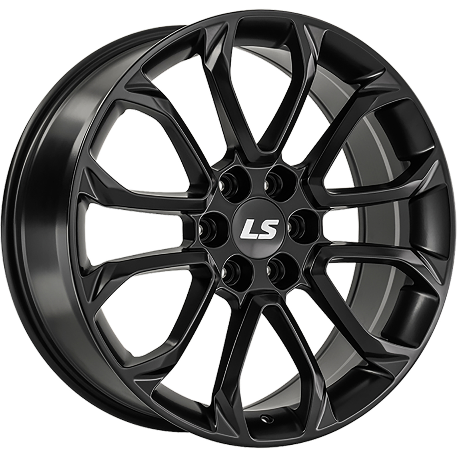 LS 9x22/6x139,7 ET30 D100,1 1378 BKS (конус, Колпак+лого)