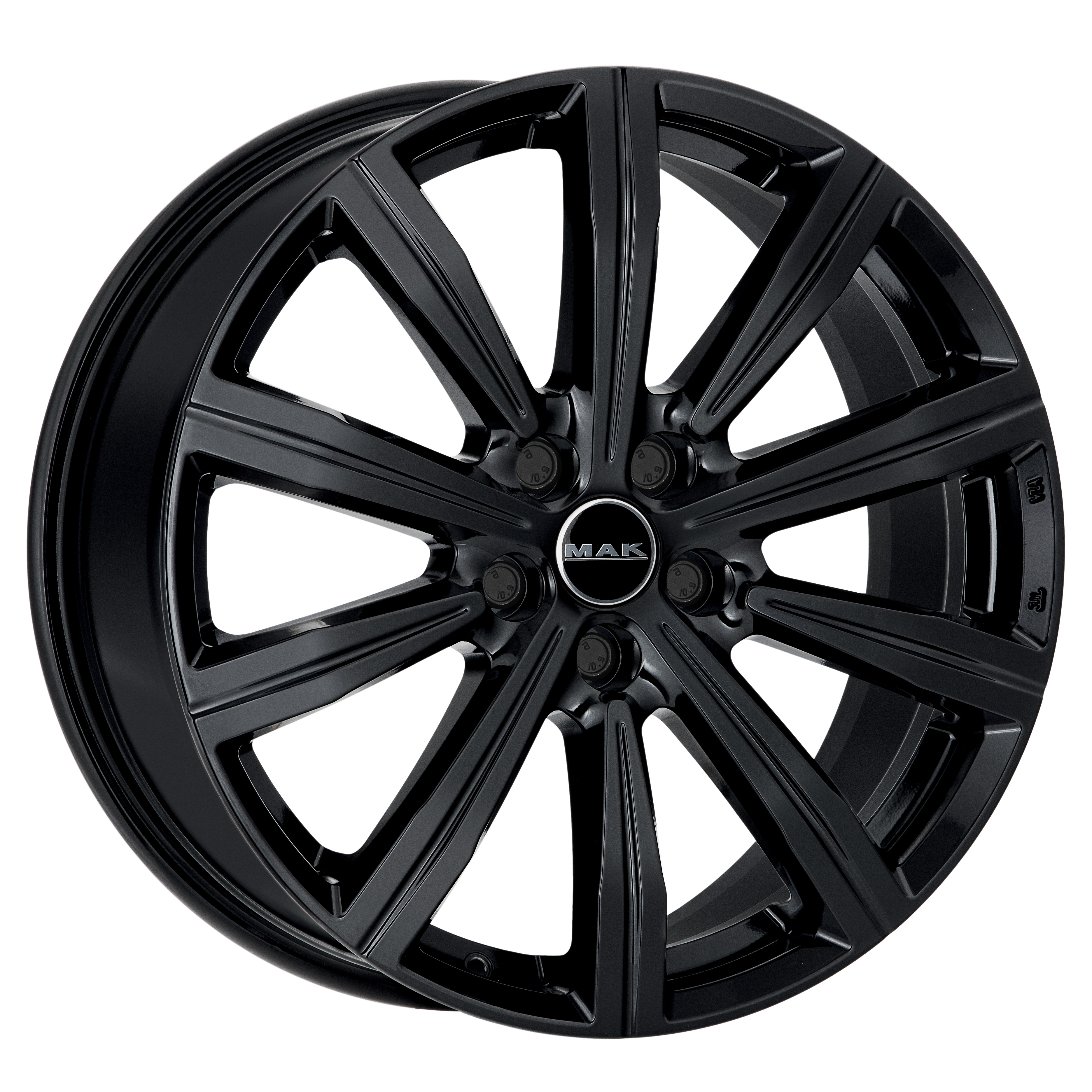 MAK Birmingham 9,5x22 5/120 ET35 d-64,1 Gloss Black (F9522IRGB35IR)