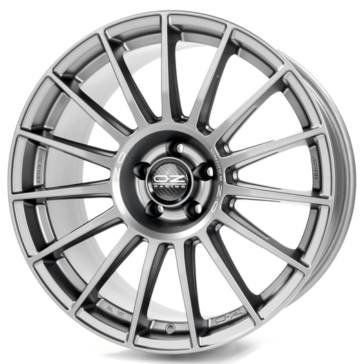 OZ Superturismo Dakar 10,0x20 5/130 ET48 d-71,6 Matt Graphite Silver Lettering (W0186400146)