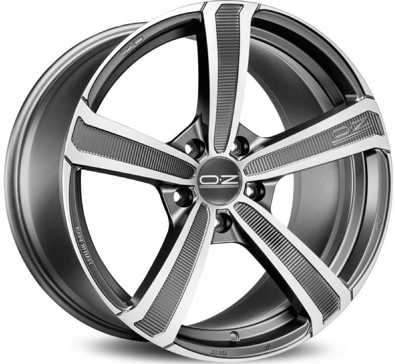 OZ Montecarlo HLT 9,5x20 5/112 ET33 d-79 Matt Dark Graphite Diamond Cut (W0194820049) d-XL