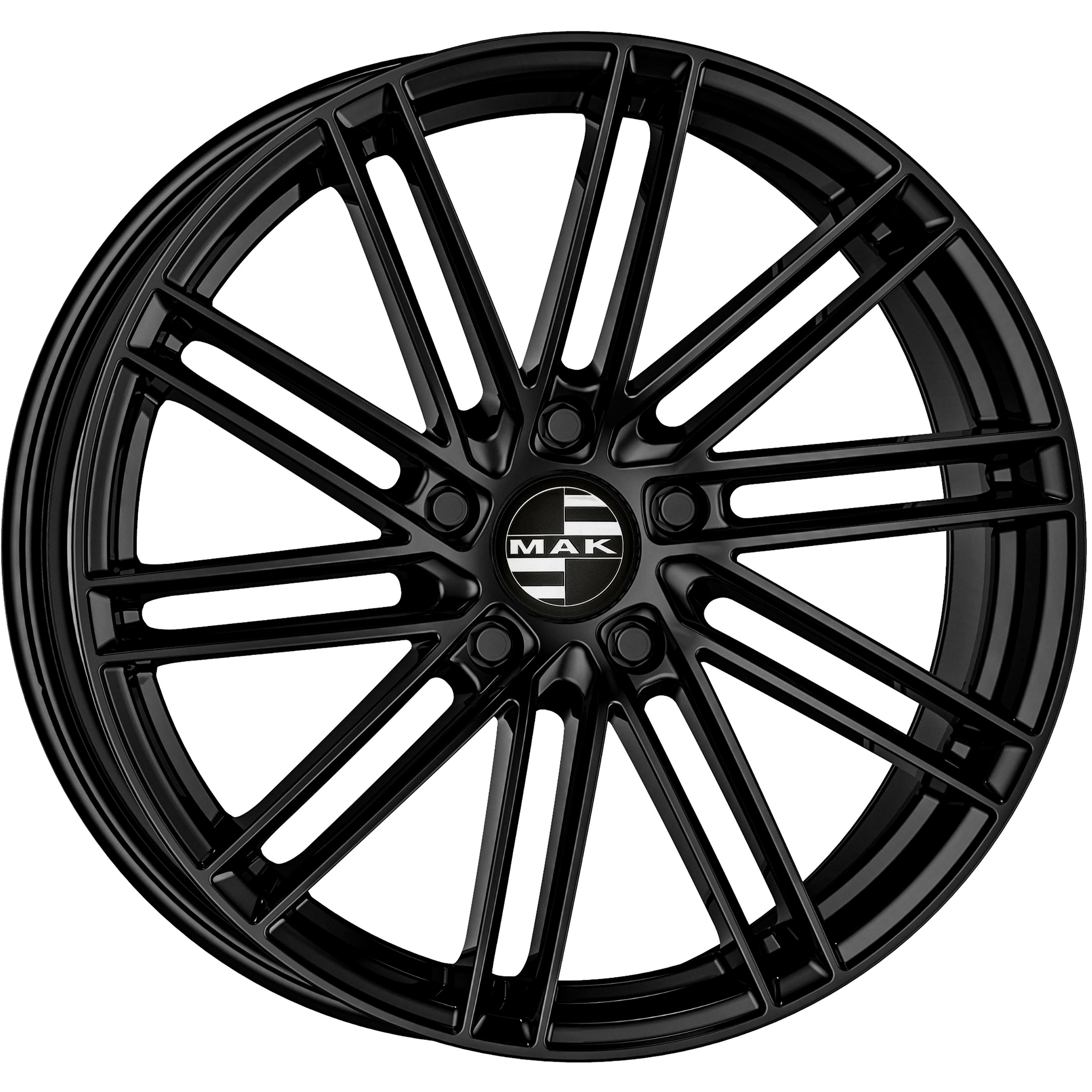 MAK Leipzig-D 10,5x20 5/130 ET64 d-71,6 Gloss Black (F0520LZGB64KY5)