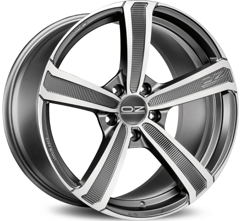 OZ Montecarlo HLT 11,5x20 5/130 ET59 d-71,6 Matt Dark Graphite Diamond Cut (W0195600149)