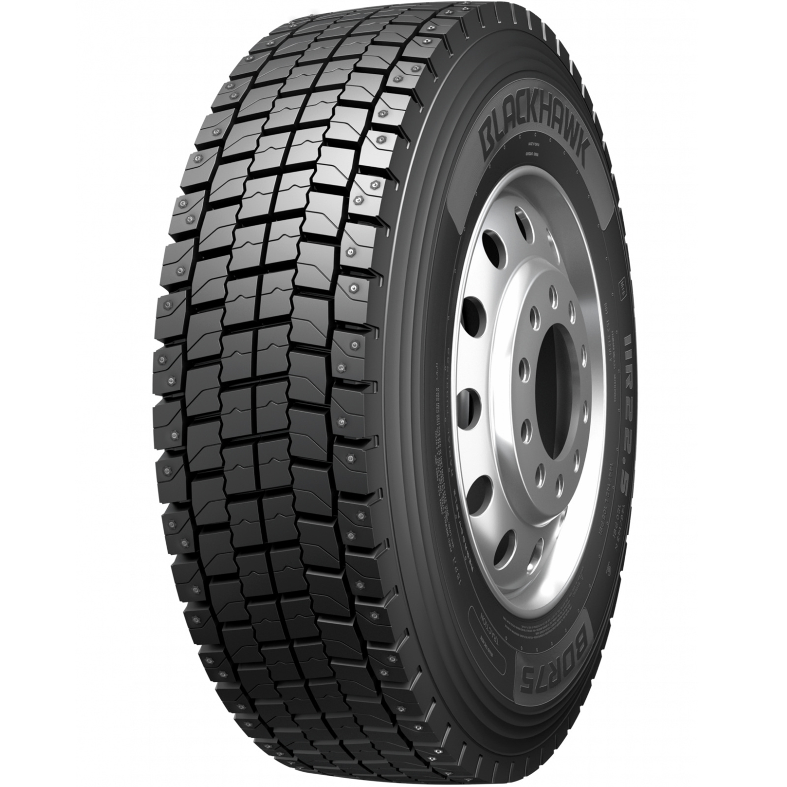 Blackhawk (Sailun Group Co., LTD) 315/70R22,5 156/150L BDR75 (на заказ) TL M+S 3PMSF 18PR (шип.)