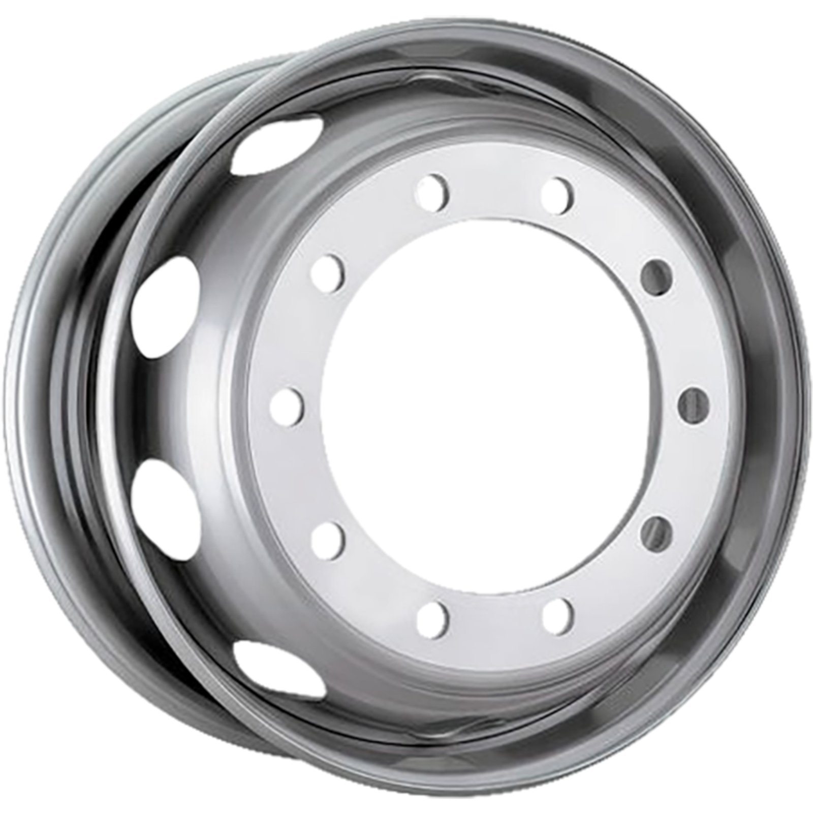 SRW 10/335/281/180 8,5x24/10x335 ET180 D281 M22 Silver (3248505) Камаз 6580 / Вольво / Скания / Ман / Мерседес (б/к)