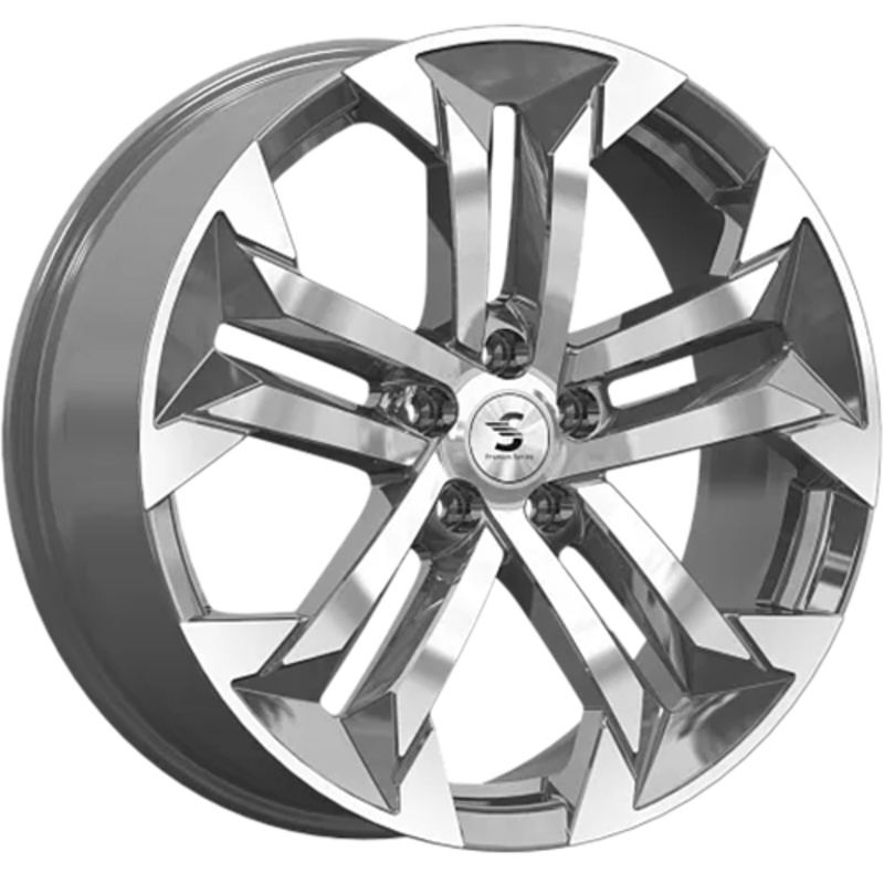 Premium Series 7,5x19/5x114,3 ET40 D64,1 КР015 (Haval F7/F7x) Diamond Gloss Graphite