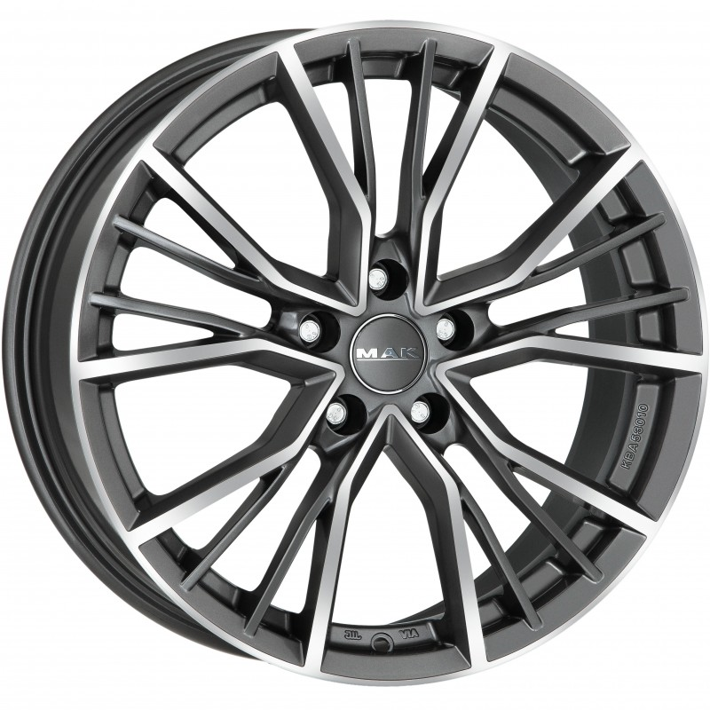 MAK Union 9,5x21 5/112 ET25 d-66,45 Gun Met-Mirror Face (F9521UNQM25WS1X)