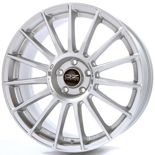 OZ Superturismo LM 8,0x18 5/112 ET35 d-75 Matt Race Silver Black Lettering (W0185420519) d-L