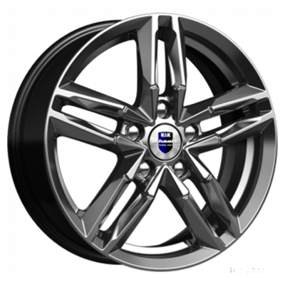КиК 6x16/5x100 ET38 D57,1 Sayan (КС731) Дарк платинум