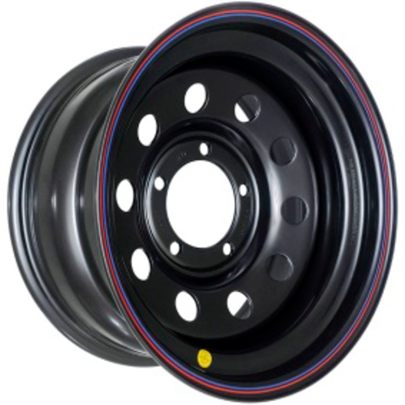 Off-Road Wheels 7x16/5x139,7 ET25 D110 УАЗ Х (треуг. мелкий) Черный (с увелич.полкой)