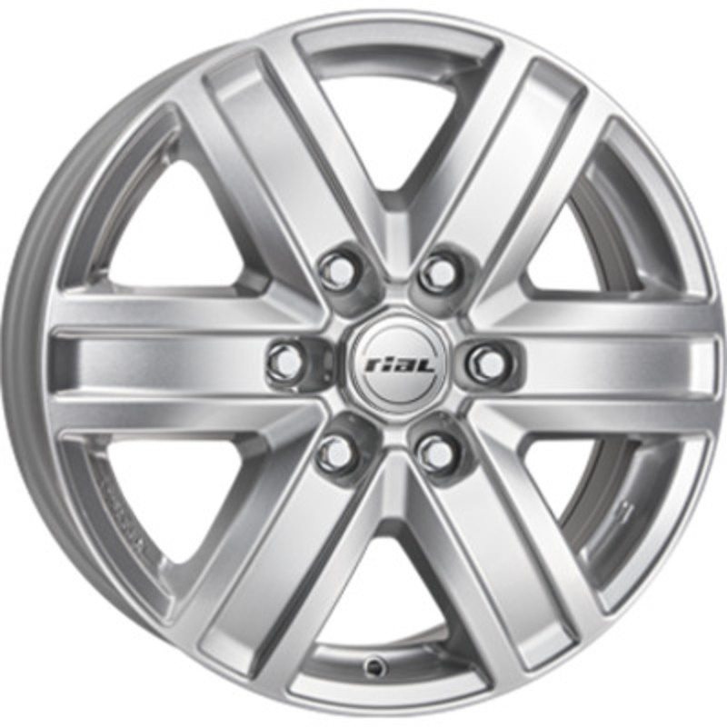 Rial Transporter 6 7x17/6x139,7 ET22 D100,1 Transporter 6 Polar Silver