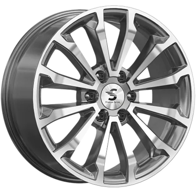 Premium Series 8,5x20/6x139,7 ET33 D100,1 КР006 (TANK 500) Diamond Gloss Graphite