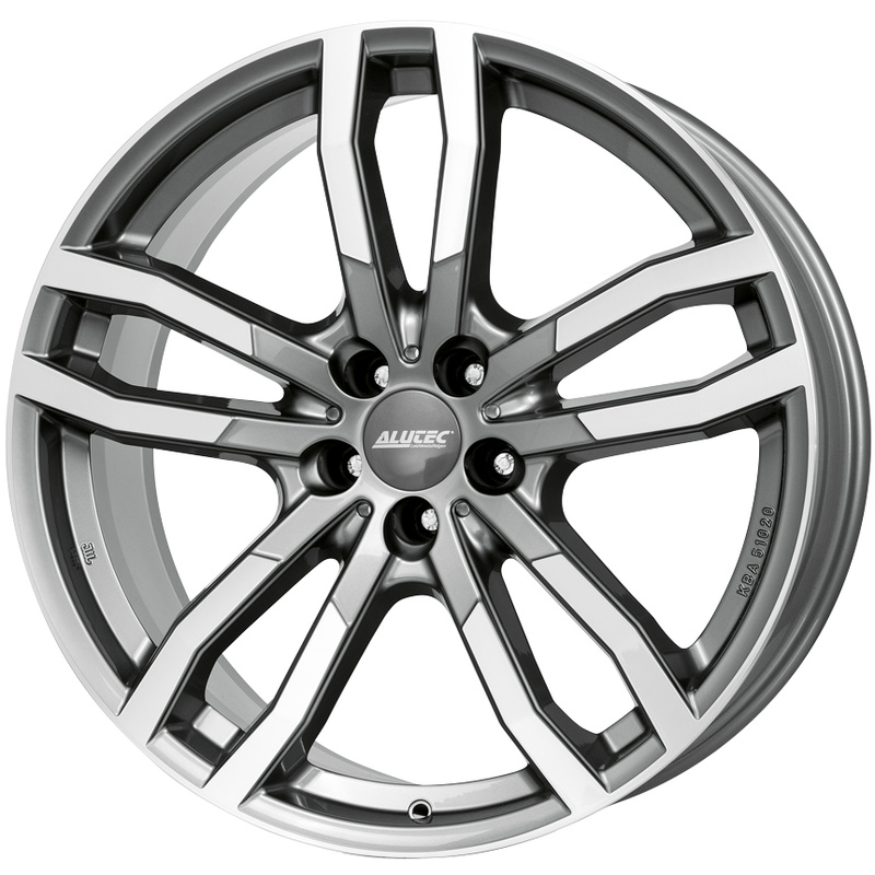Alutec 9,5x21/5x112 ET53 D66,5 DriveX Metal Grey Front Polished
