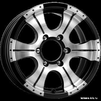 КиК Байконур (КС473) 7,0x15 5/139,7 ET20 d-108,5 алмаз чёрный (Арт.34657)