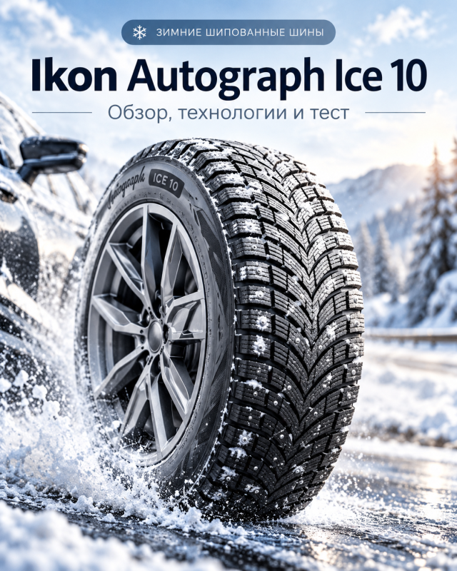 Ikon Autograph Ice 10: обзор, технологии и тест зимних шин