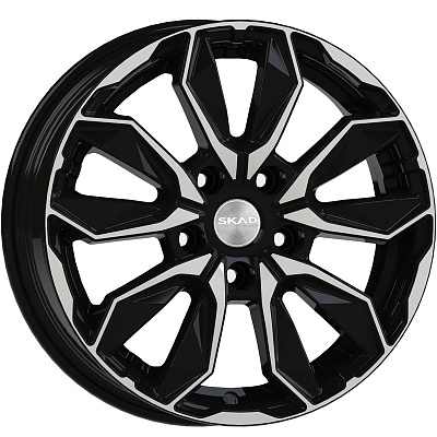 Скад 6x16/5x110 ET45 D63,35 Сочи (КЛ309) Алмаз