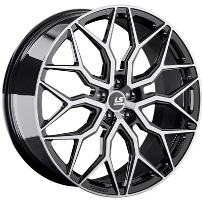 LS Forged 9,5x22/5x108 ET48 D63,3 LS FG13 BKF (конус, C570)