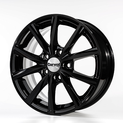 Carwel Гамма 115 6,0x15 5/100 ET38 d-57,1 BK (Арт.140265)