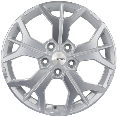 Khomen Wheels 7x17/5x112 ET40 D57,1 KHW1715 (Kodiaq/Tiguan) F-Silver-FP