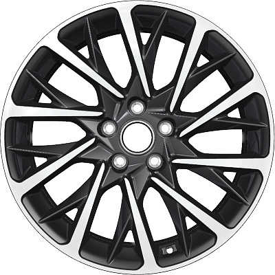 Khomen Wheels 7,5x18/5x112 ET39 D66,6 KHW1804 (Audi A4/A6) Black-FP