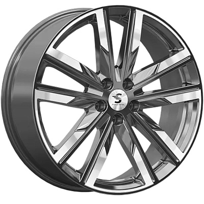 Premium Series 8x20/5x108 ET46 D63,35 КР014 (Geely Tugella) Diamond Gloss Graphite