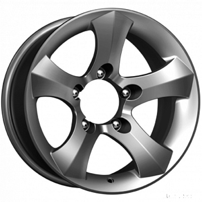 КиК 8x16/5x139,7 ET-10 D110,1 Айсберг (КС662) Дарк платинум