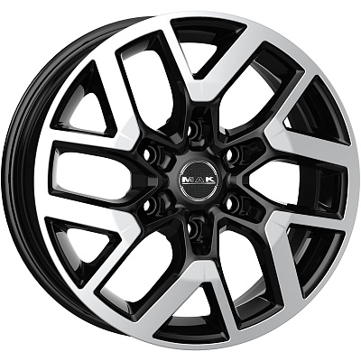 MAK 6,5x16/6x130 ET54 D84,1 Gravel Black mirror