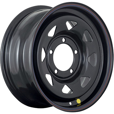 Off-Road Wheels 7x16/5x139,7 ET30 D110 УАЗ (треуг. мелкий) Черный (с увелич. полкой)