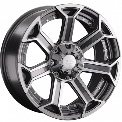LS 9x20/6x139,7 ET25 D100,1 1293 GMF (конус, Колпак+лого)