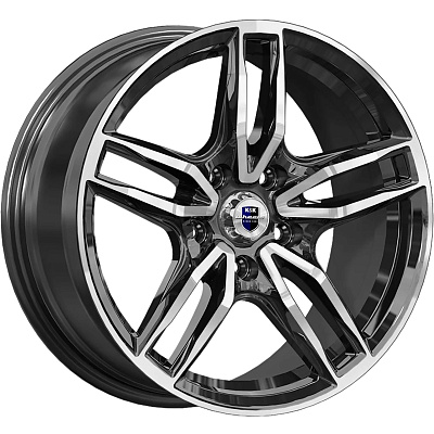 КиК 8x17/5x120 ET34 D72,6 Бартон (КС1110) Алмаз черный