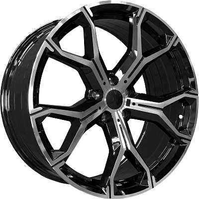 PDW 5445 10,5x20/5x112 ET40 D66,6 5445 Gloss Black Machine Face (PDW)