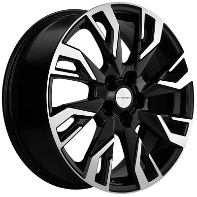 Khomen Wheels 7x18/5x110 ET50 D63,3 KHW1809 (CS35/CS35 Plus) Black-FP