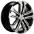 Khomen Wheels 7x18/5x108 ET36 D65,1 KHW1803 (Exeed TXL) Black-FP Khomen Wheels 7x18/5x108 ET36 D65,1 KHW1803 (Exeed TXL) Black-FP