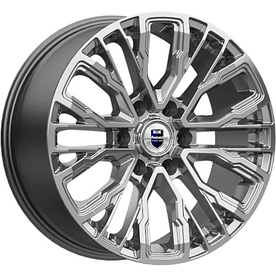 КиК 8,5x19/6x139,7 ET25 D106,1 Кортес (КС1102) Дарк платинум