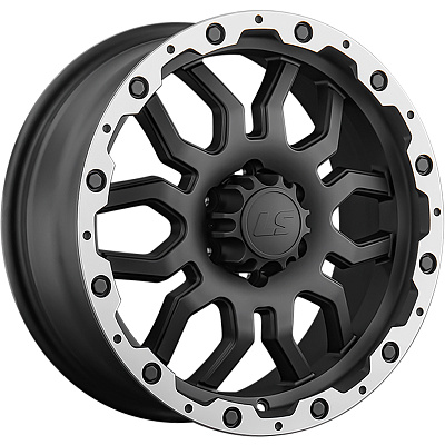 LS 7,5x17/6x114,3 ET40 D66,1 1285 MBL (конус, Колпак+лого)