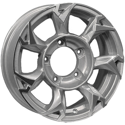 Khomen Wheels 5,5x15/5x139,7 ET5 D98,5 KHW1505 (Lada NIVA 4x4) F-Silver-FP