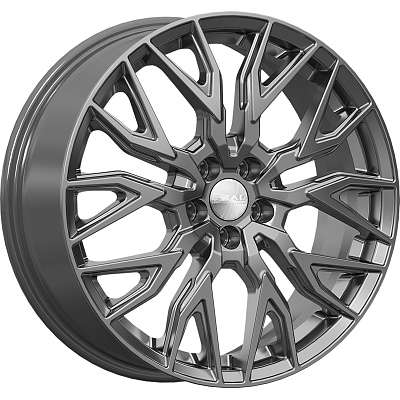 Скад 7x18/5x100 ET28 D57,1 Эльба (КЛ1071) Графит