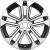 Khomen Wheels 7x18/5x114,3 ET51 D67,1 KHW1803 (Tucson) Black-FP