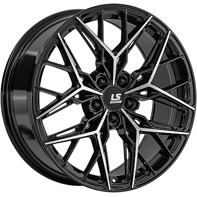 LS FlowForming 9x19/5x112 ET44 D66,6 RC106 BKF (конус)