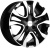 Khomen Wheels 6x15/4x100 ET40 D60,1 KHW1503 (XRay) Black-FP Khomen Wheels 6x15/4x100 ET40 D60,1 KHW1503 (XRay) Black-FP