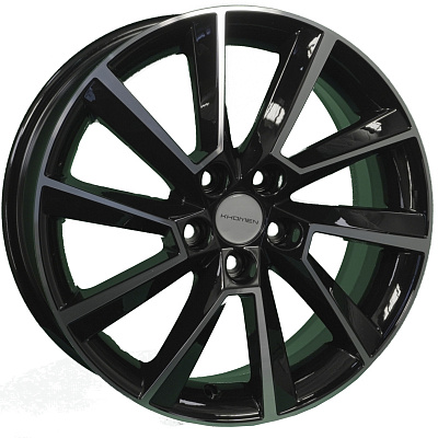 Khomen Wheels KHW1604 (Fabia/Polo) 6x16/5x100 ET45 D57,1 KHW1604 (Fabia/Polo) Black-FP