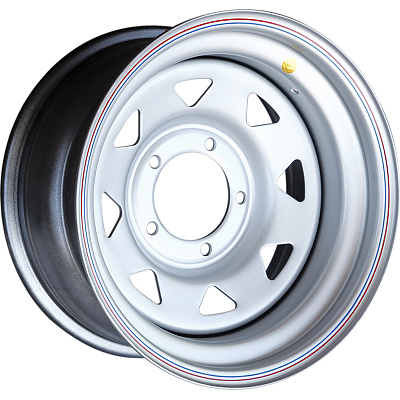 Off-Road Wheels 8x16/5x139,7 ET-19 D110 УАЗ (треуг. мелкий) Серебристый