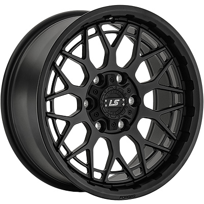 LS Forged 9x18/6x139,7 ET20 D100,1 LS FG52 MB (конус, Колпак+лого)