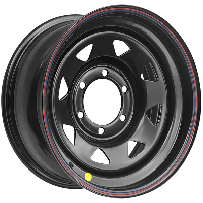 ZEPP 4x4 8x16/6x139,7 ET10 D110 Toyota Nissan Х (треуг. мелкий) Черный (LTM) (с увелич.полкой)
