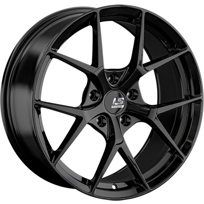 LS FlowForming 8,5x18/5x120 ET30 D72,6 RC66 BK (конус)