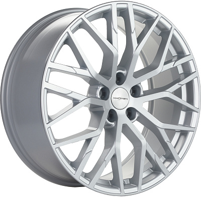 Khomen Wheels 8,5x20/5x112 ET20 D66,5 KHW2005 (Q8) Brilliant Silver-FP