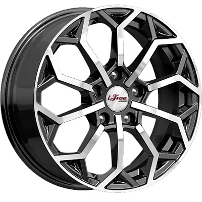 iFree 6,5x16/5x100 ET38 D67,1 Спейс-Нидл (КС1000) Блэк Джек